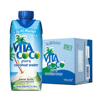 88VIP：搭啵兔 VitaCoco唯他可可青椰果汁椰子水330ml*12瓶