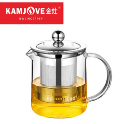 Kamjove 金灶 KAMJOVE）耐热玻璃泡茶壶 办公杯 飘逸杯  功夫茶杯玻璃茶具  花茶养生壶A-01/350毫升