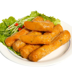 雄丰食品雄丰虾味卷腐皮卷火锅料麻辣烫关东煮食材2500g餐饮家庭菜式