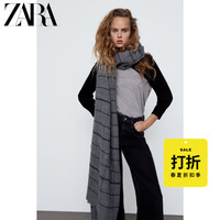 ZARA [折扣季] 夏季 女装 格子薄围巾 03739008801