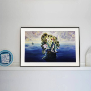 ARTMORN 墨斗鱼艺术 卜番《梵高先生》20×30cm 客厅装饰画沙发背景墙壁画 限量199版