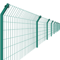 夜莺 铁丝网片围墙网水坝河道安全防护网双边丝护栏网高速公路隔离网圈地围栏防护网3.5毫米1.7米高2.9米宽