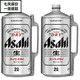 Asahi 朝日啤酒 朝日超爽黄啤啤酒Asahi辛口生啤黑啤精酿日本进口2000ml 2L 2罐