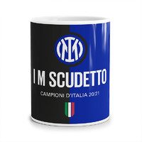 inter 国际米兰 2020/21赛季意甲冠军纪念 I M SCUDETTO系列 冠军马克杯（需定金）