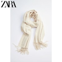 ZARA [折扣季]男装 流苏装饰围巾 03920313251