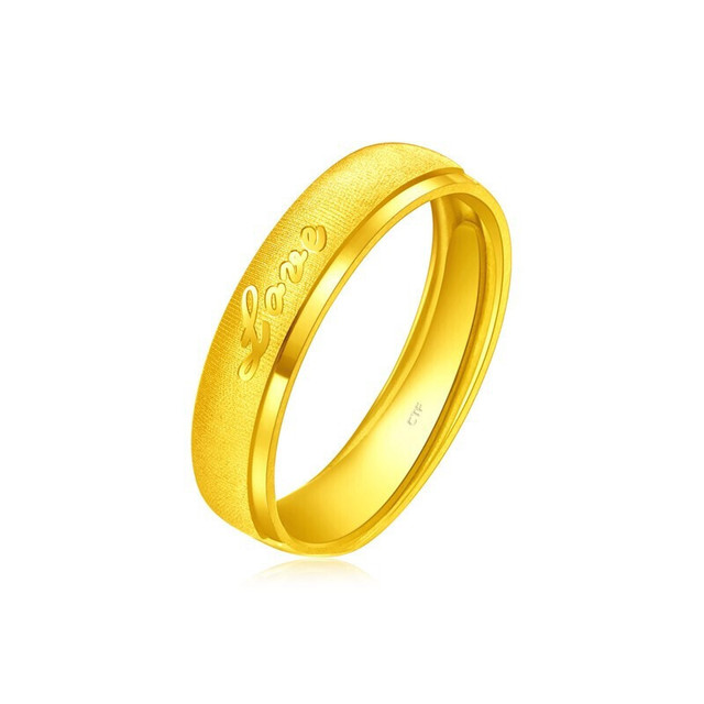 CHOW TAI FOOK 周大福F214784 女士love字母活口足金戒指4.95g 【报价