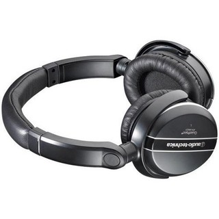 audio-technica 铁三角 ATH-ANC27 耳罩式头戴式有线耳机 黑色 3.5mm