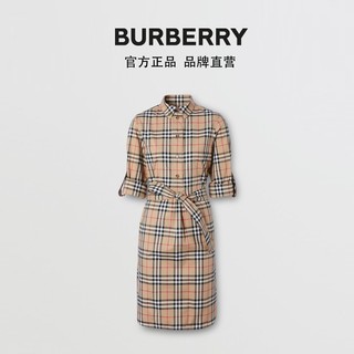 BURBERRY 博柏利 女装 格纹衬衫式连衣裙 80245851