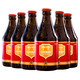 CHIMAY 智美 比利时智美红帽修道院啤酒330mlx6瓶小麦精酿啤酒组合装