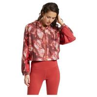 Reebok 锐步 KIREIFIT WB AOP 女子运动夹克 GP7161 棕红色 L