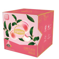 Lipton 立顿 花果茶冷泡茶 白桃乌龙茶 调味茶 独立三角包袋泡茶包 10包28g