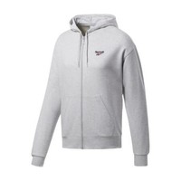 Reebok 锐步 CL F VECTOR FULLZIP 男子运动夹克 FK2676 淡灰色 M