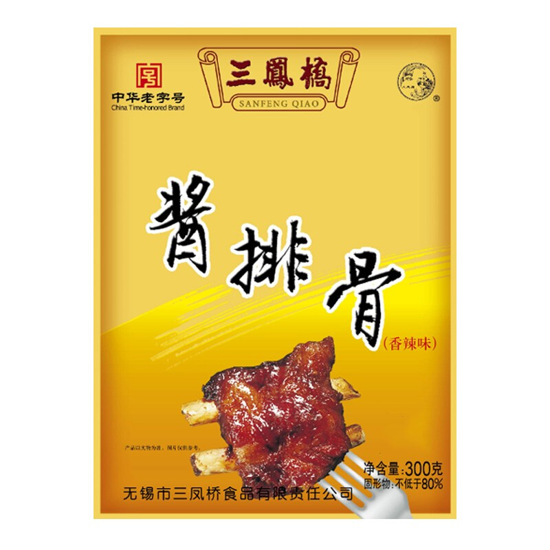 三凤桥 酱排骨 香辣味 300g