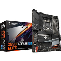 GIGABYTE 技嘉 Z590 AORUS ELITE ATX主板（Intel LGA1200、Z590）