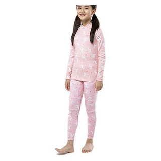 DECATHLON 迪卡侬 CHILDREN SKI BASE LAYER 500 女童保暖打底裤 8603204 粉色 160cm