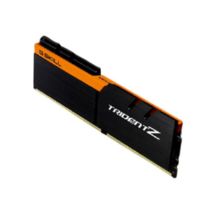 G.SKILL 芝奇 Trident Z三叉戟系列 DDR4 3200MHz 台式机内存 黑橙 32GB 16GB*2 F4-3200C16D-32GTZKO