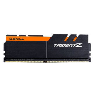 G.SKILL 芝奇 Trident Z三叉戟系列 DDR4 3200MHz 台式机内存 黑橙 32GB 16GB*2 F4-3200C16D-32GTZKO