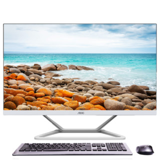 AOC 冠捷 AIO922 23.8英寸 家用一体机 白色 (赛扬G5900、核芯显卡、8GB、512GB SSD、1920*1080、IPS)