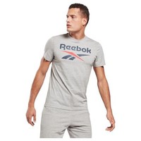 Reebok 锐步 Graphic Series Reebok Stacked 男子运动T恤 GI8515 灰色 XS