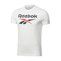 Reebok 锐步 Graphic Series Reebok Stacked 男子运动T恤 GI8506 白色 XL