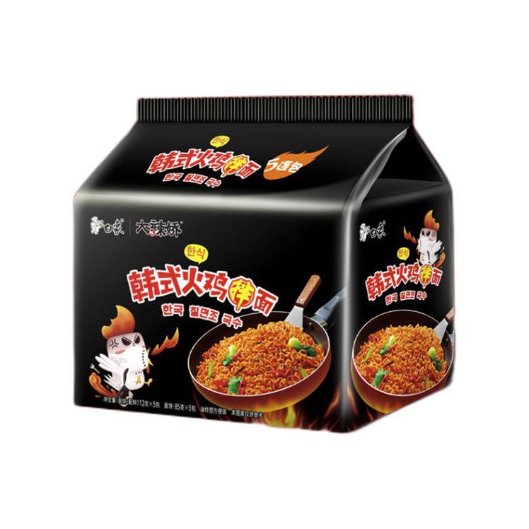 baixiang 白象 大辣娇 韩式火鸡拌面 121g*5袋