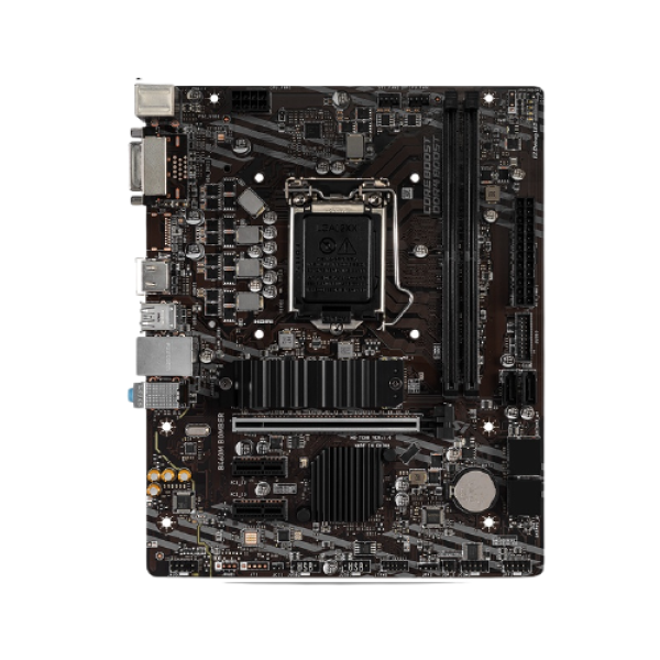 msi 微星 b460m bomber matx主板(intel lga1200,b460) 英特尔 酷睿i5
