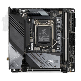 GIGABYTE 技嘉 Z590I AORUS ULTRA itx迷你雕 MATX主板（intel LGA1200、Z590）+英特尔 酷睿i7-11700F CPU套装