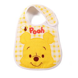 Disney 迪士尼 宝宝口水巾婴儿童纯棉纱布卡通围嘴围兜防吐奶水围