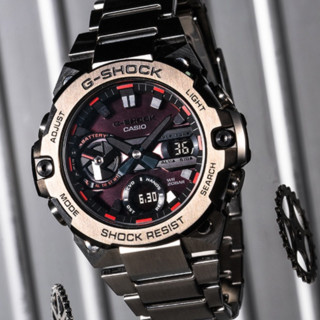 CASIO 卡西欧 G-SHOCK G-STEEL系列 49.6毫米太阳能腕表 GST-B400AD-1A4PFT