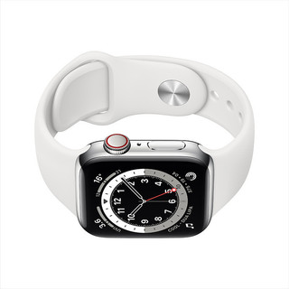 苹果 Apple Watch Series 6 智能手表 40mm GPS+蜂窝款版 不锈钢表壳（GPS、心率、血氧)
