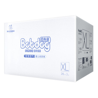 BoBDoG 巴布豆 超薄透气系列 纸尿裤 XL26片*3包