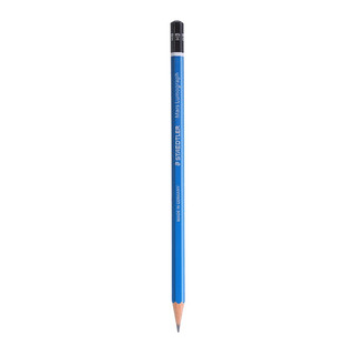 STAEDTLER 施德楼 100 六角杆铅笔 蓝色 HB 12支装