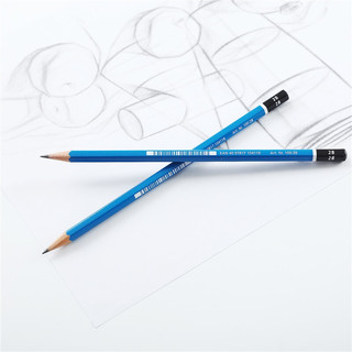 STAEDTLER 施德楼 100 六角杆铅笔 蓝色 2B 12支