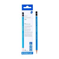STAEDTLER 施德楼 100 六角杆铅笔 蓝色 2B 12支