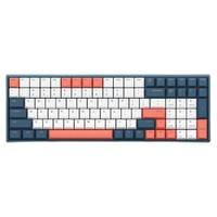 IQUNIX F96 100键 有线机械键盘 珊瑚海 Cherry茶轴 RGB