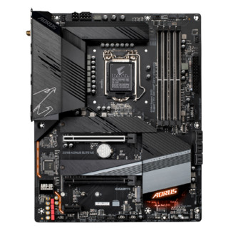 GIGABYTE 技嘉 小雕系列 Z590 AORUS ELITE AX 小雕 ATX主板（intel LGA1200、Z590）+英特尔 酷睿i7-11700KF CPU套装