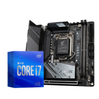 GIGABYTE 技嘉 Z590I AORUS ULTRA itx迷你雕 MINI-ITX主板（intel LGA1200、Z590）+英特尔 酷睿i7-11700KF CPU套装