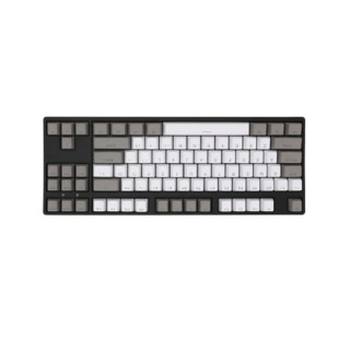 GANSS 迦斯 GS87-C 87键 有线机械键盘 灰白双色 Cherry青轴 单光