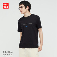限尺码：UNIQLO 优衣库 UQ438023000 男女款印花T恤
