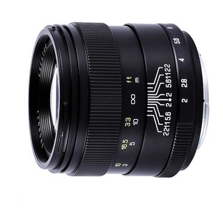 ZHONGYI OPTICAL 中一光学 85mm F2.0 标准定焦镜头 佳能EF卡口 55mm+遮光罩+中一高清UV+微距镜