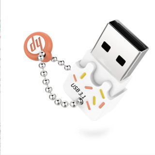 HP 惠普 X778 USB 3.1 U盘 珊瑚橘 32GB USB-A