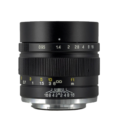 ZHONGYI OPTICAL 中一光学 35mm F0.95 标准定焦镜头 佳能EF-M卡口 55mm 黑色+55mmUV镜