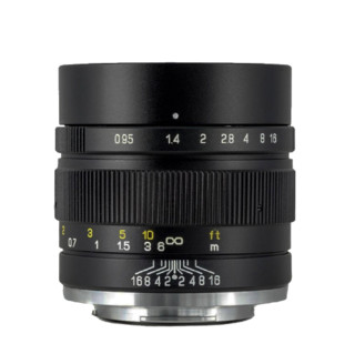 ZHONGYI OPTICAL 中一光学 35mm F0.95 标准定焦镜头 索尼E卡口 银色 55mm + 55mmUV镜