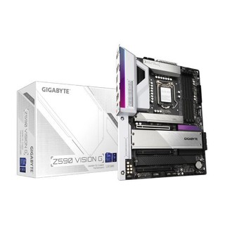 GIGABYTE 技嘉 Z590 VISION G 雪鹰 ATX主板（intel LGA1200、Z590）+英特尔 酷睿i7-11700K CPU套装