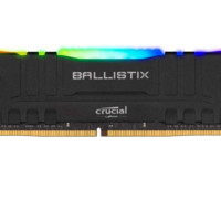 Micron 美光 DDR4 3200 RGB 台式机内存 黑色 16GB 8GB*2 BL2K8G32C16U4BL