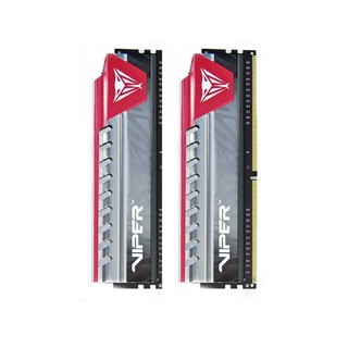 PATRIOT 博帝 DDR4 2400MHz 台式机内存 红色 16GB 8GBx2 PVE416G300C6KRD