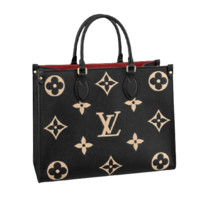 LOUIS VUITTON 路易威登 ONTHEGO系列 中号手袋 M45495 黑色/米白色