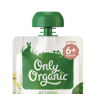 Only Organic 有机果泥 新西兰版 2段 西兰花蔬菜切达奶酪味 120g