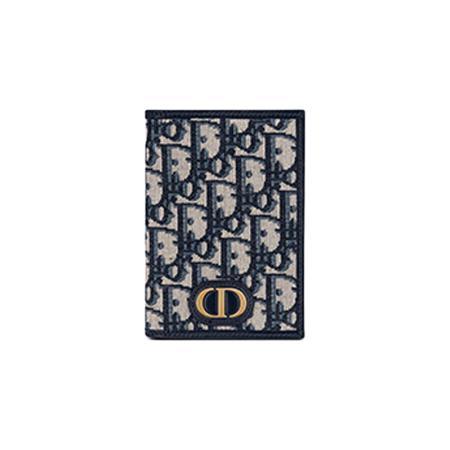 Dior 迪奥 30 MONTAIGNE系列 Oblique 女士护照套 S2095UTZQ_M928 蓝色