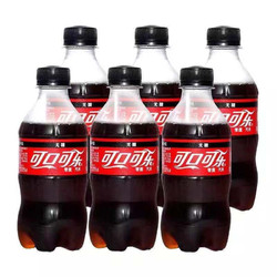 Coca-Cola 可口可乐 碳酸饮料  零度可乐300ml*6瓶 包邮